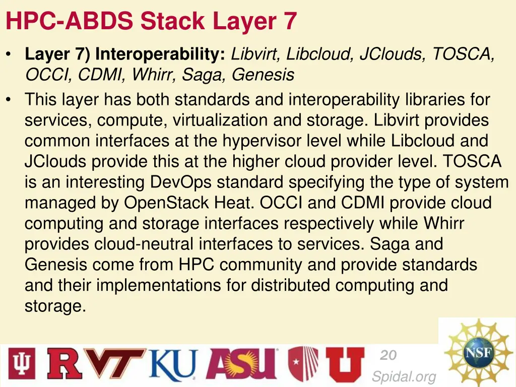 hpc abds stack layer 7 layer 7 interoperability