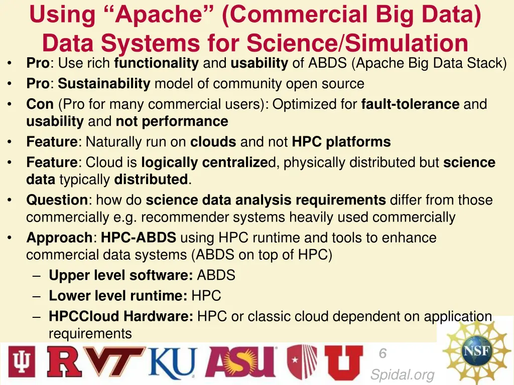 using apache commercial big data data systems