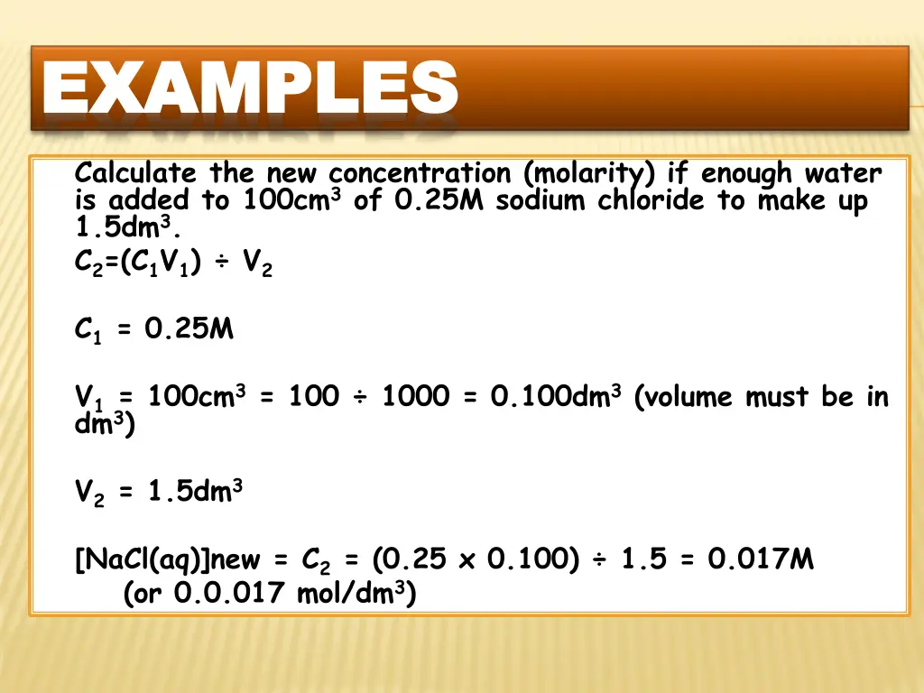 examples examples