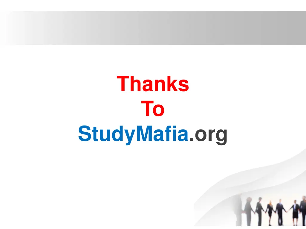 thanks to
