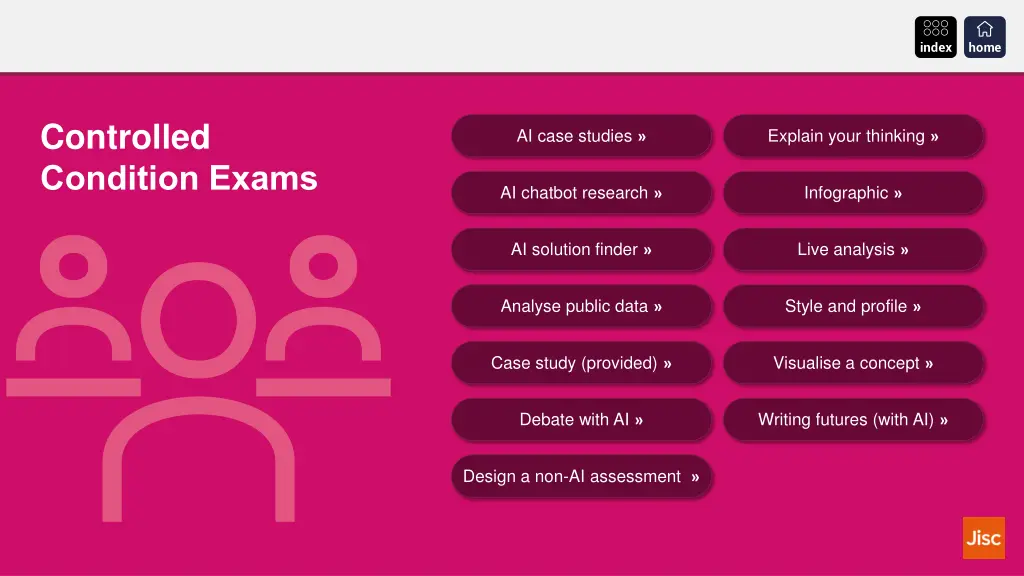 controlled condition exams