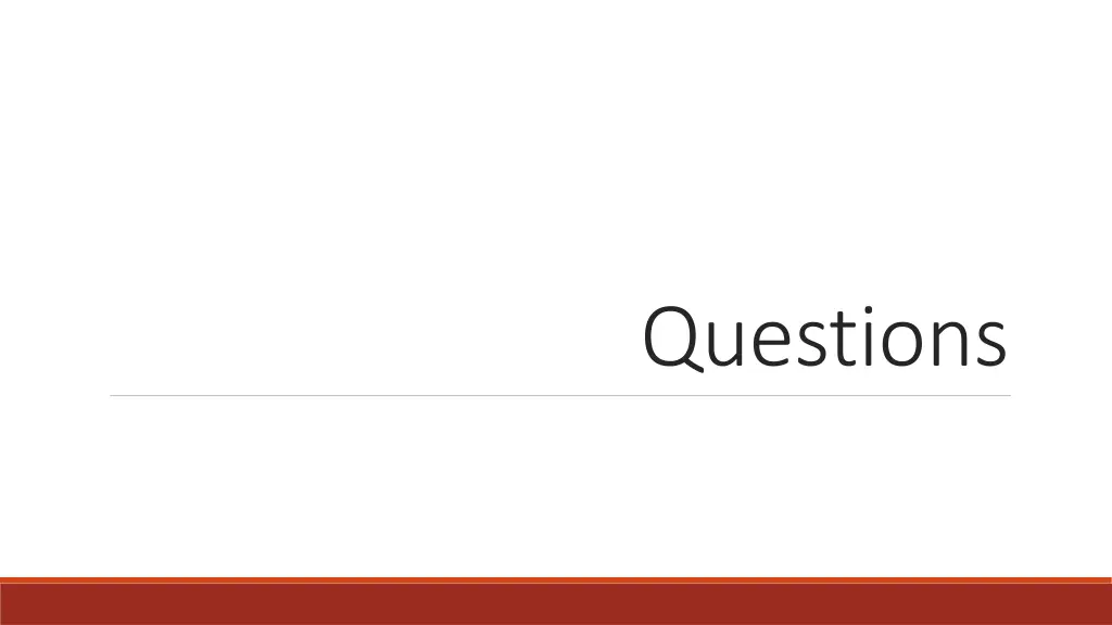 questions