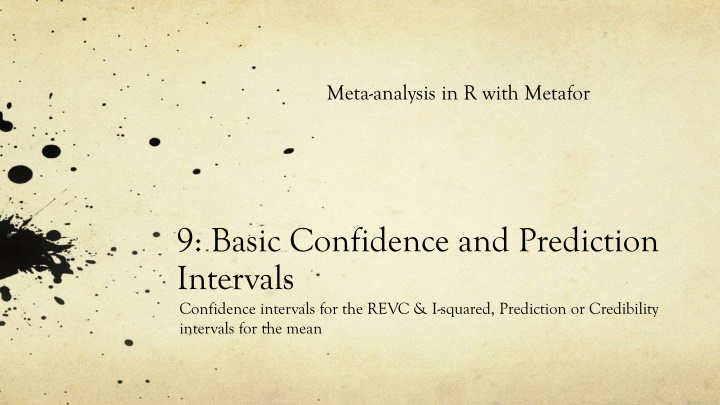 meta analysis in r with metafor