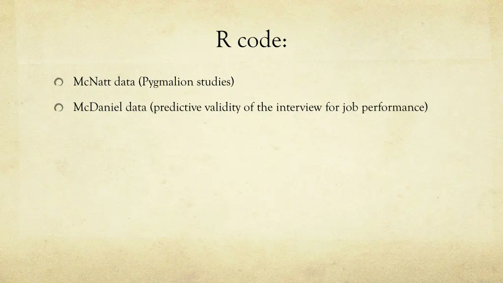 r code