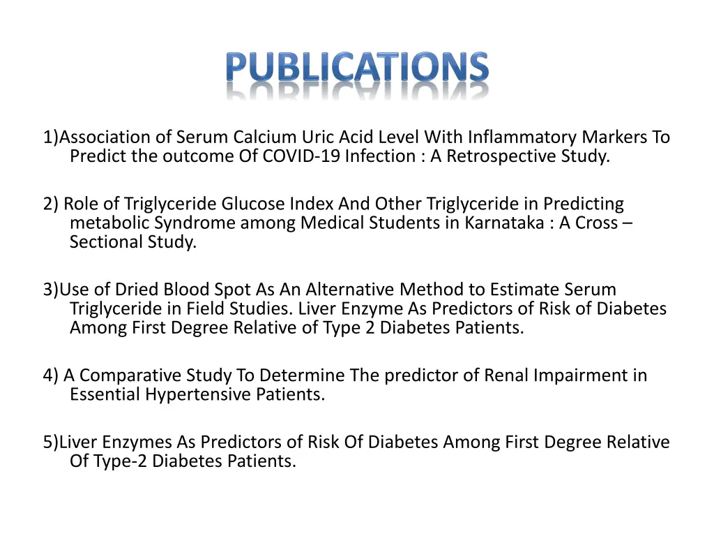 1 association of serum calcium uric acid level