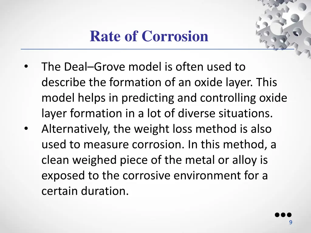 rate of corrosion 1