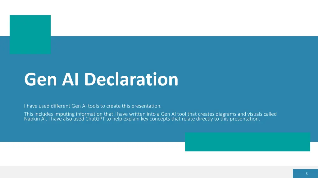 gen ai declaration