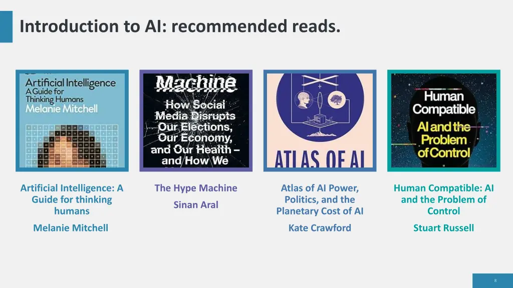 introduction to ai recommended reads