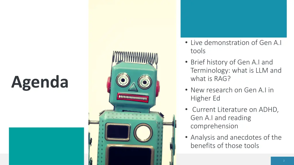 live demonstration of gen a i tools brief history