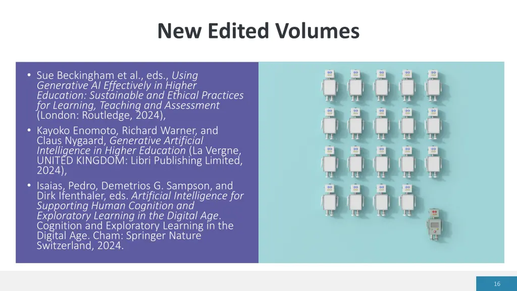 new edited volumes