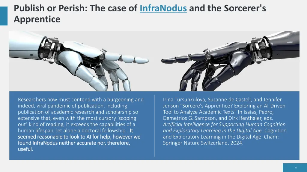 publish or perish the case of infranodus