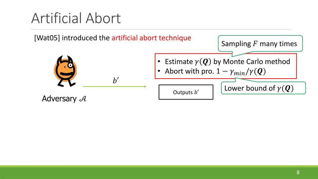 artificial abort 1