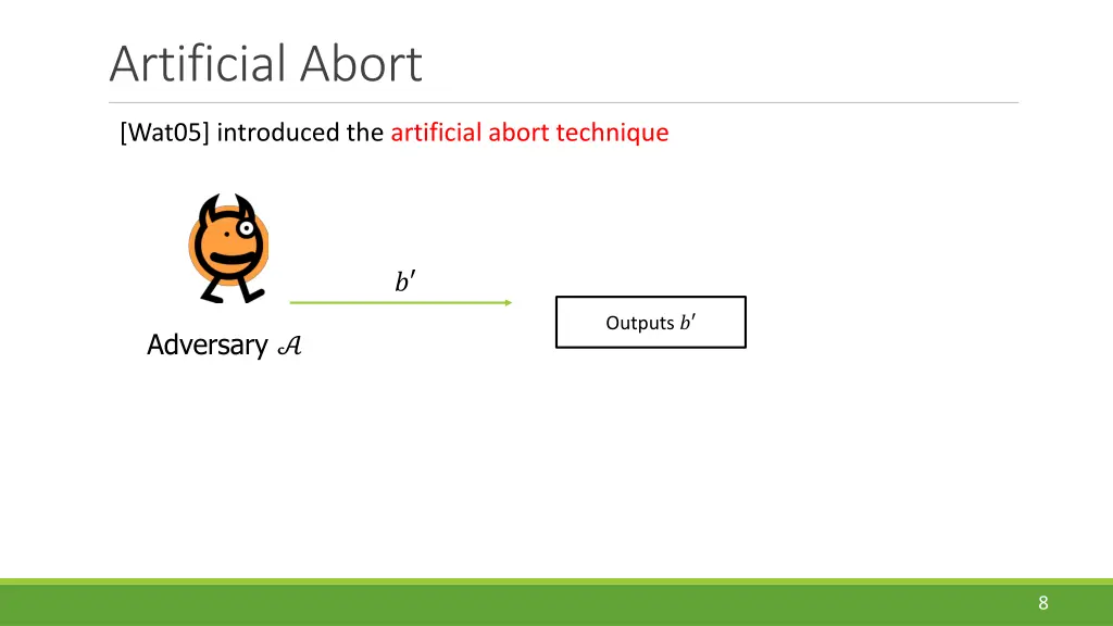 artificial abort