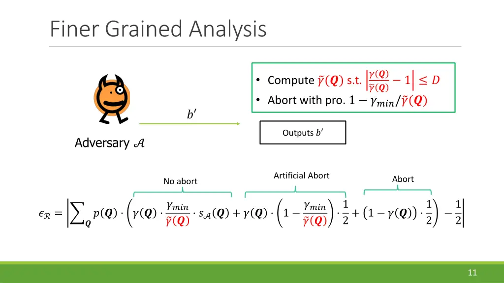finer grained analysis 2