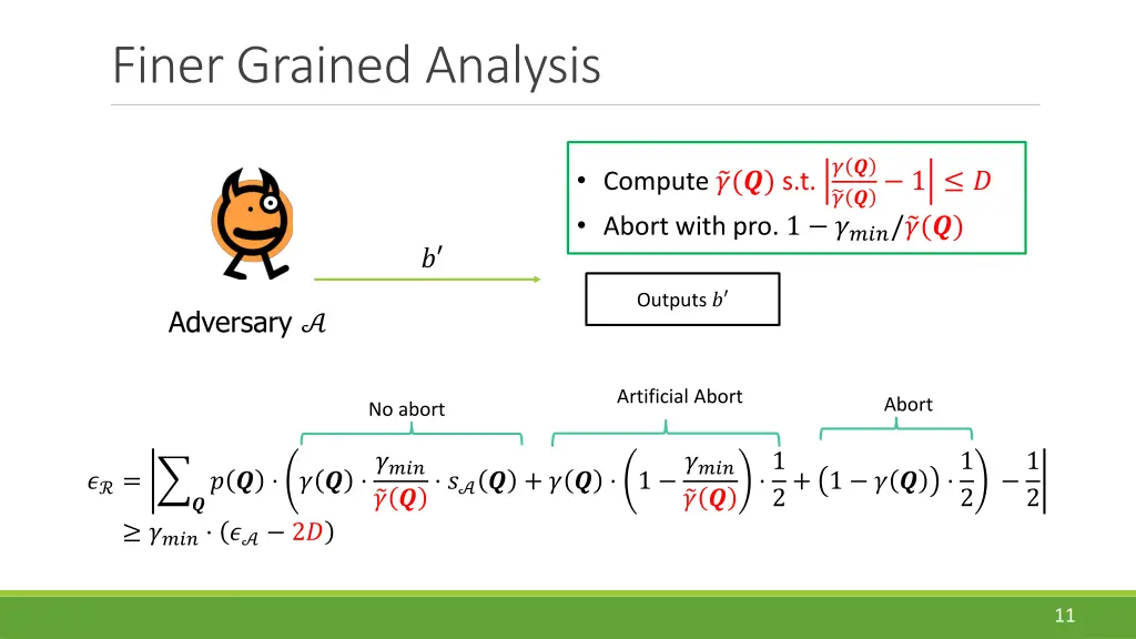 finer grained analysis 3