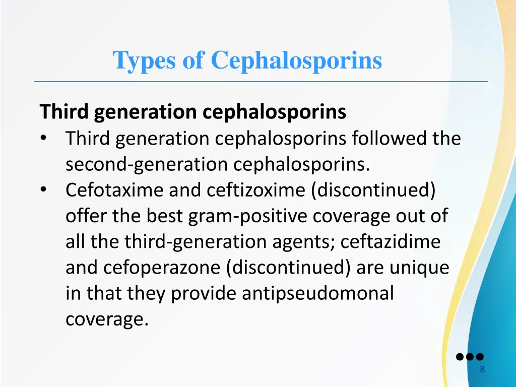 types of cephalosporins 2