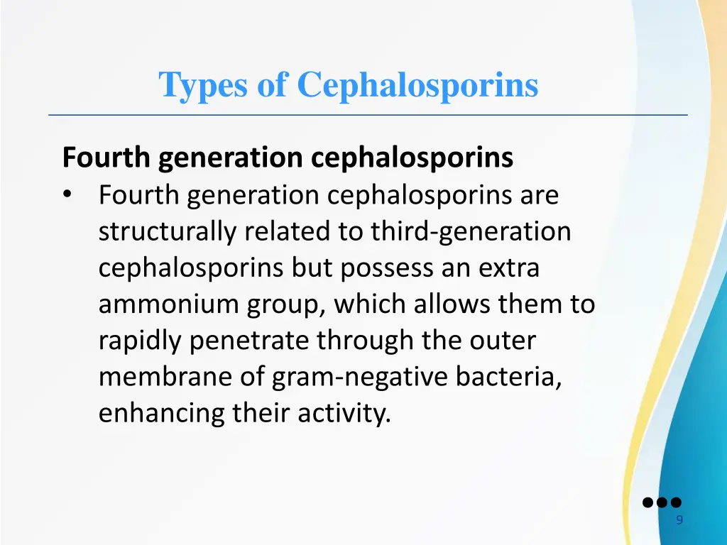 types of cephalosporins 3