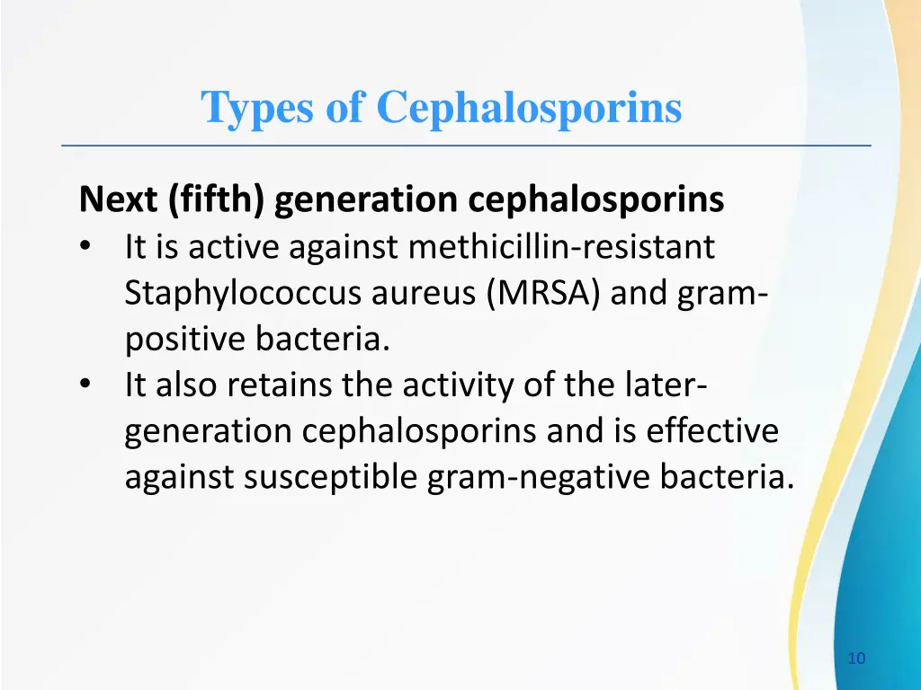 types of cephalosporins 4