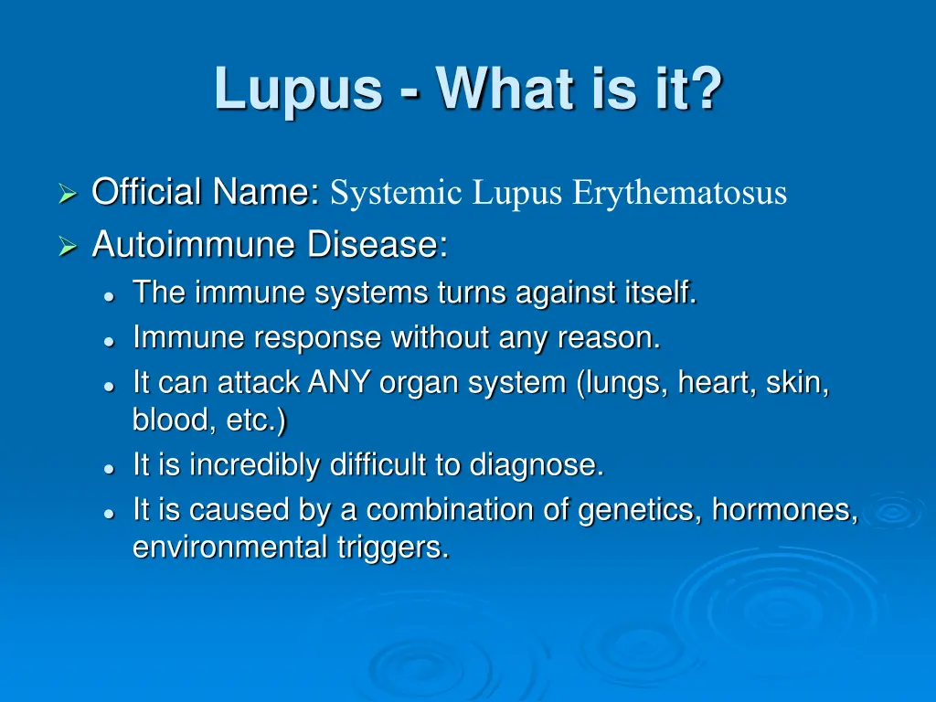 lupus what is it