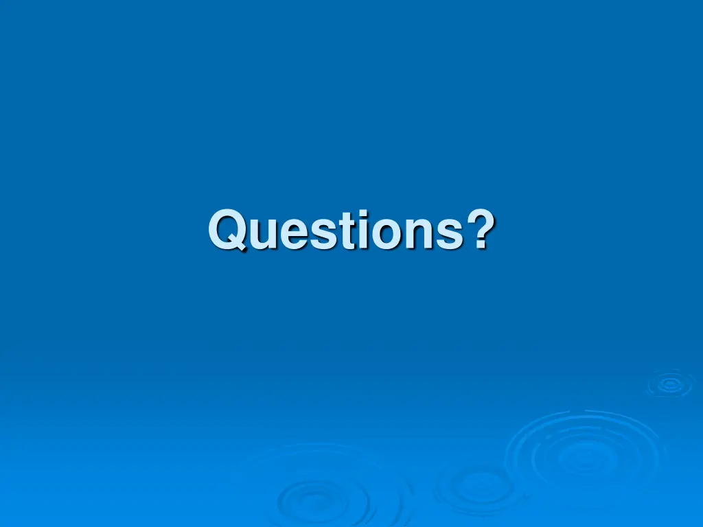 questions