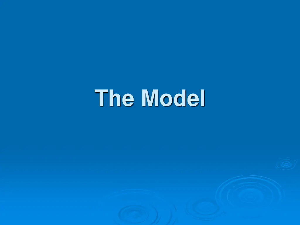the model