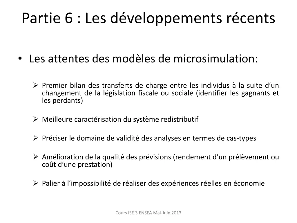 partie 6 les d veloppements r cents