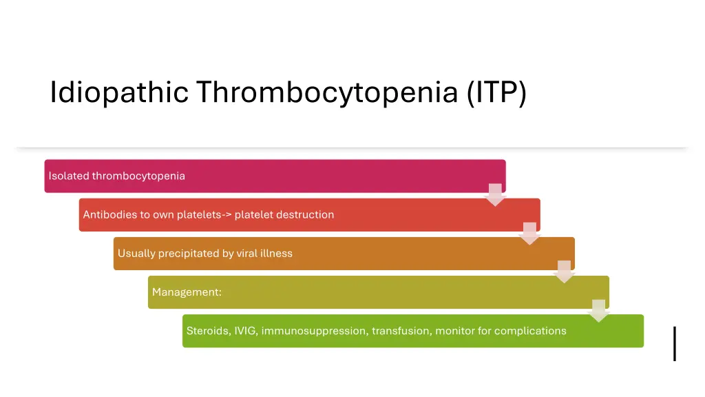 idiopathic thrombocytopenia itp
