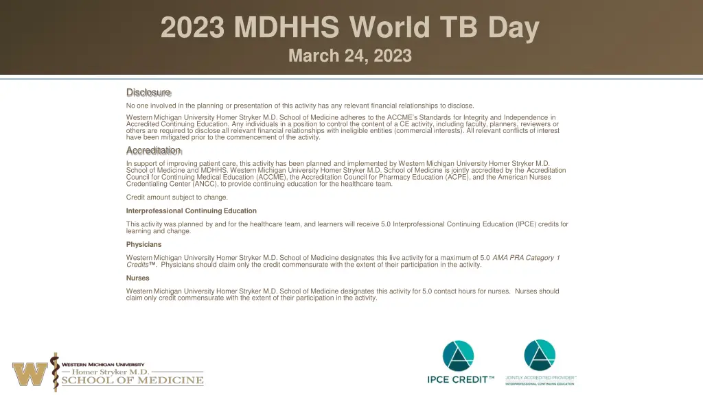 2023 mdhhs world tb day march 24 2023