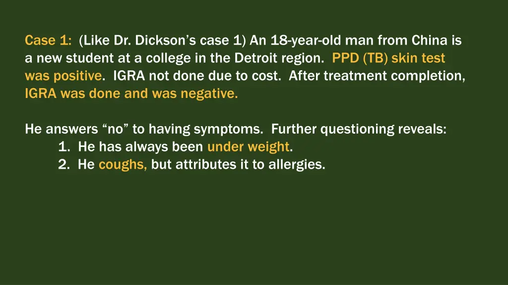 case 1 like dr dickson s case 1 an 18 year