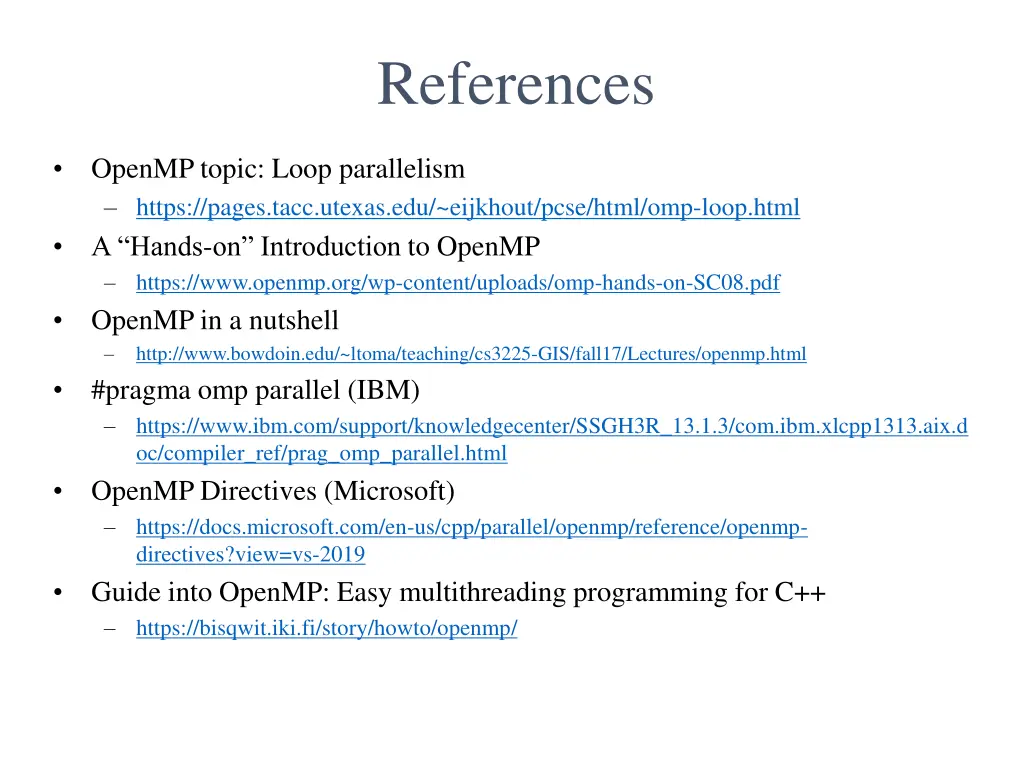 references