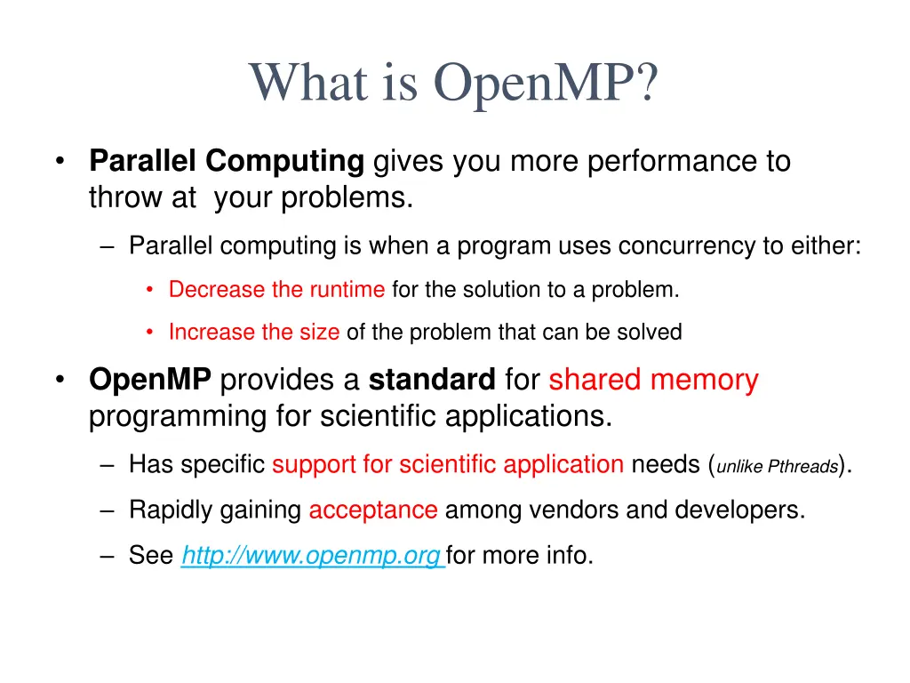 what is openmp