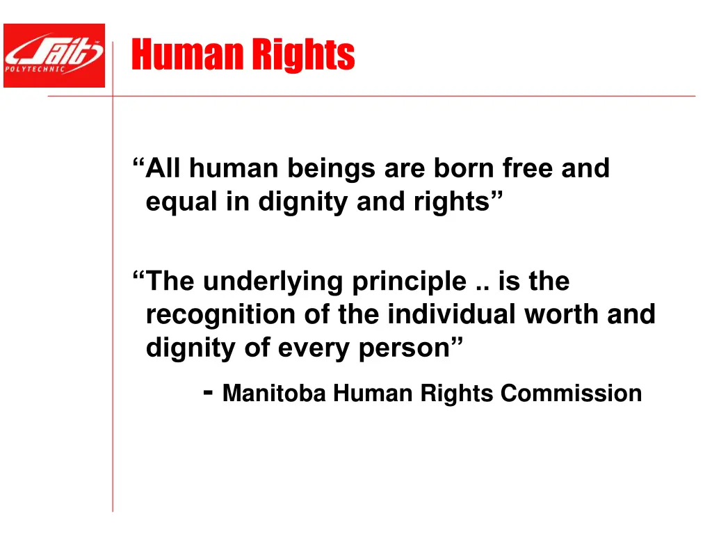human rights