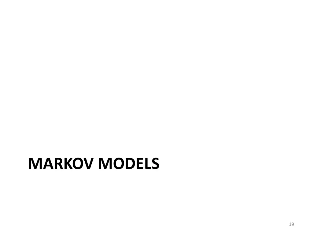 markov models