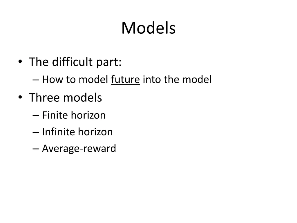 models