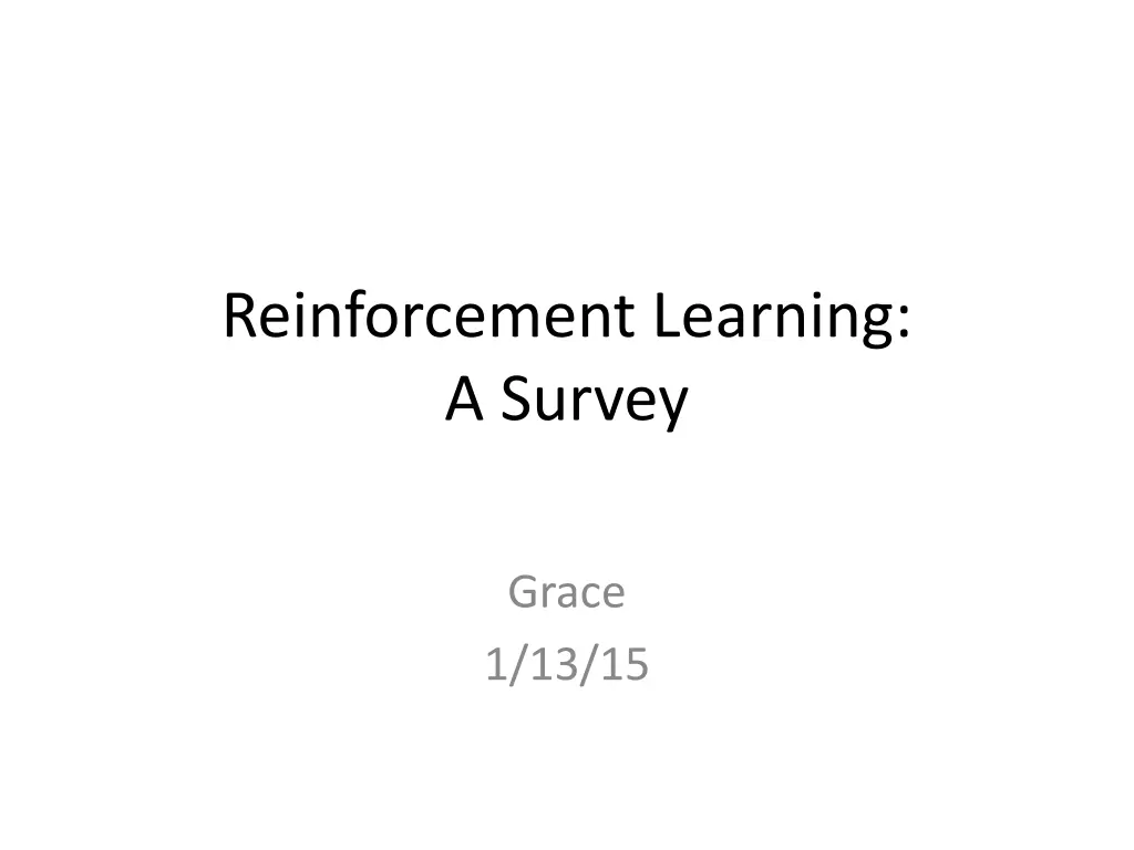 reinforcement learning a survey