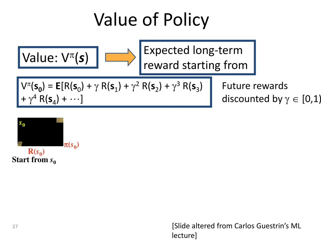value of policy
