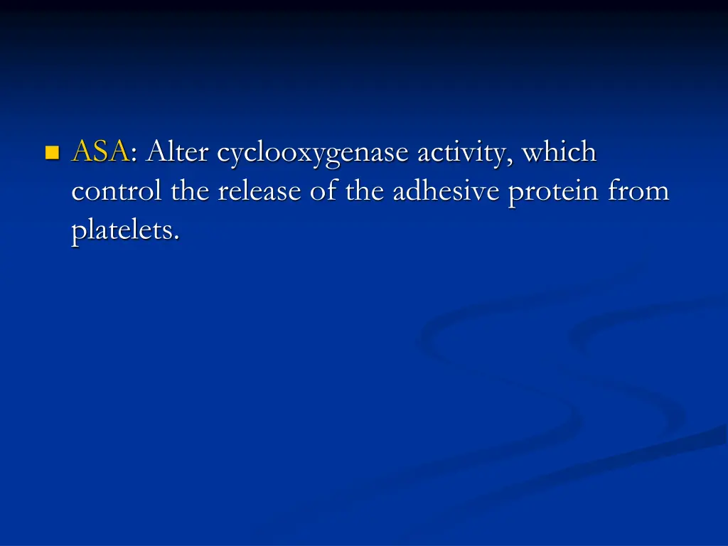 asa alter cyclooxygenase activity which control