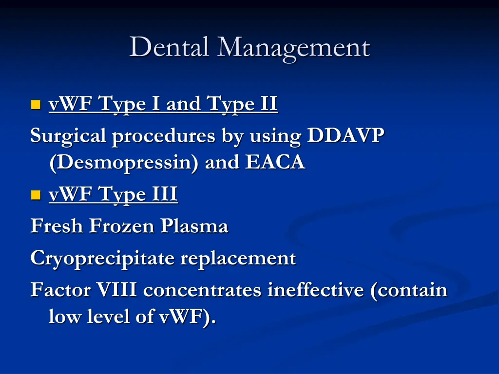 dental management 1