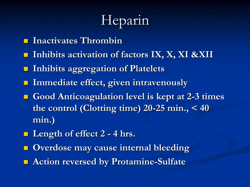 heparin