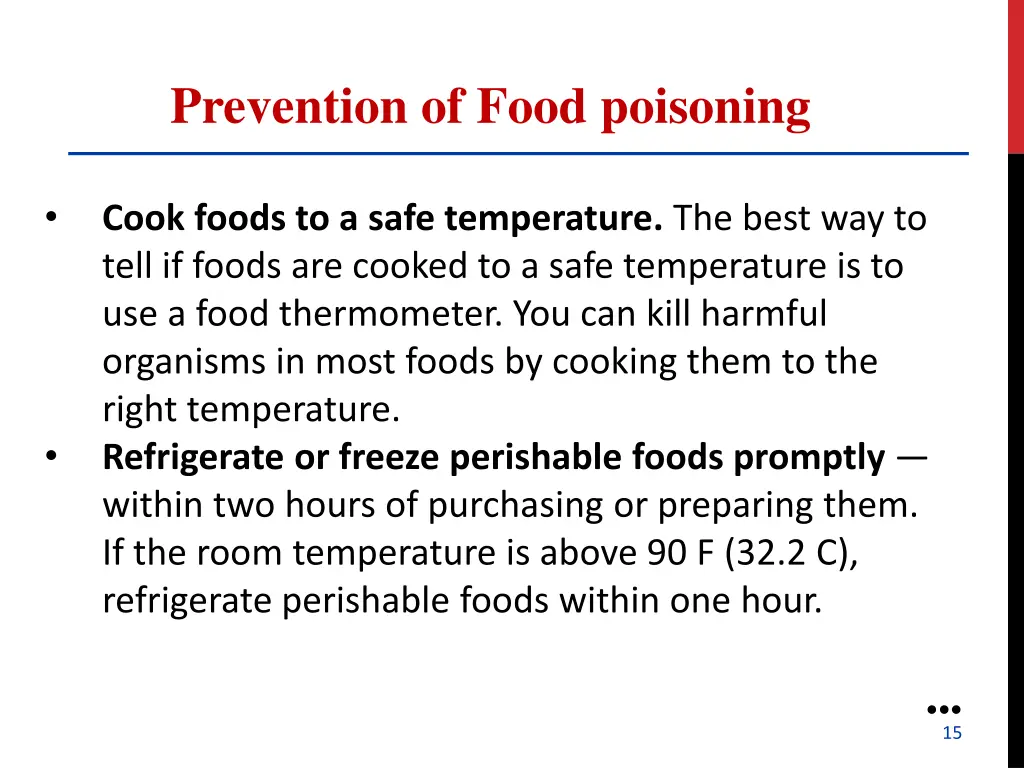 prevention of food poisoning 1
