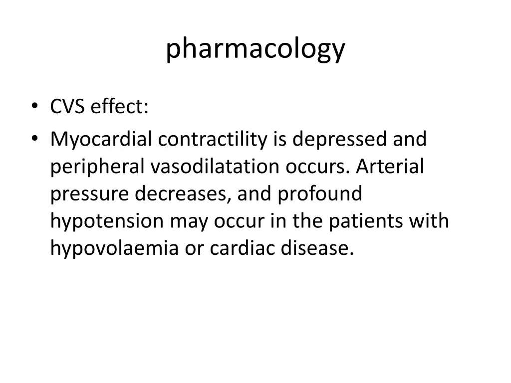 pharmacology