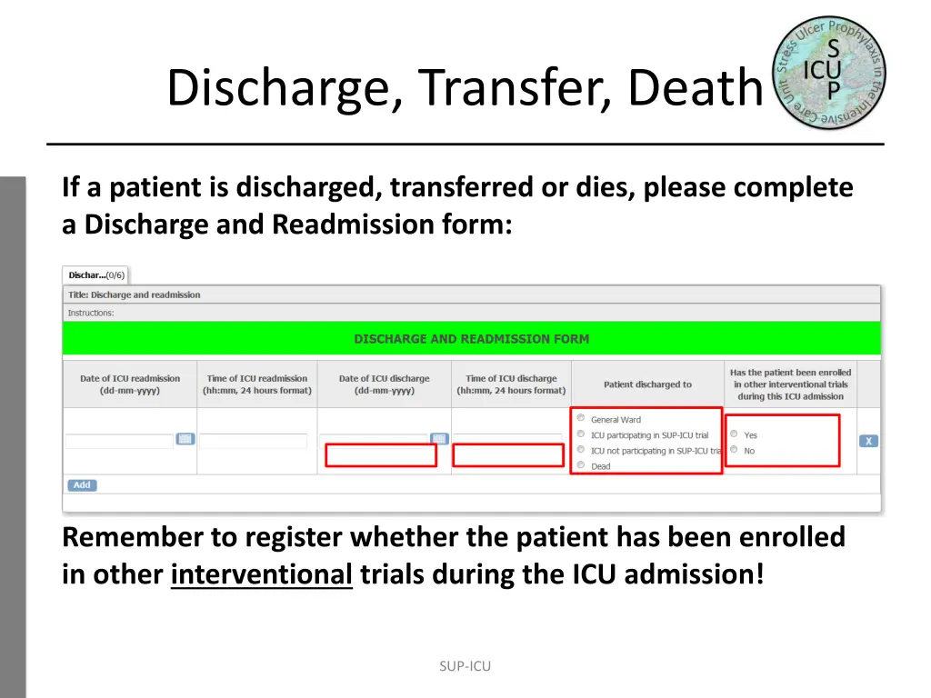discharge transfer death
