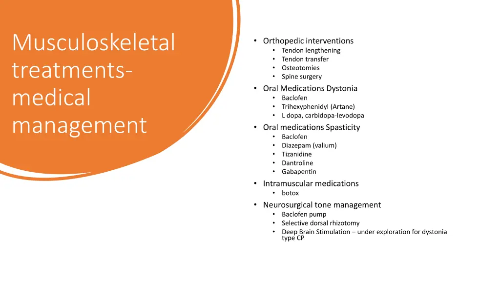 musculoskeletal treatments medical management