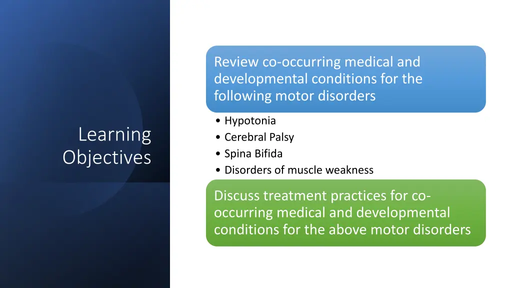 review co occurring medical and developmental