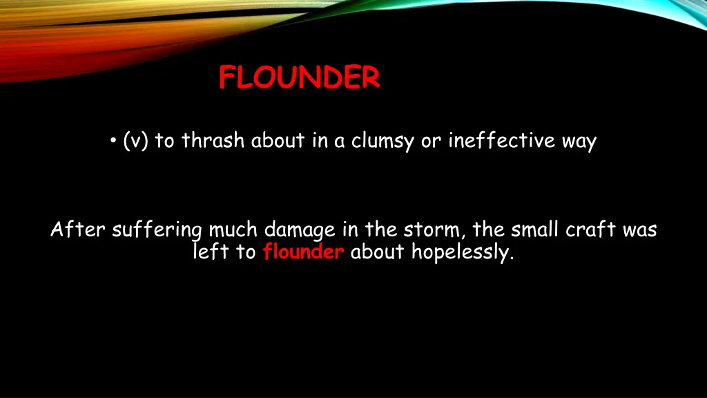 flounder