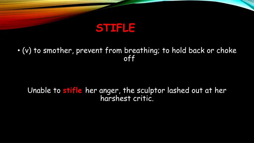 stifle