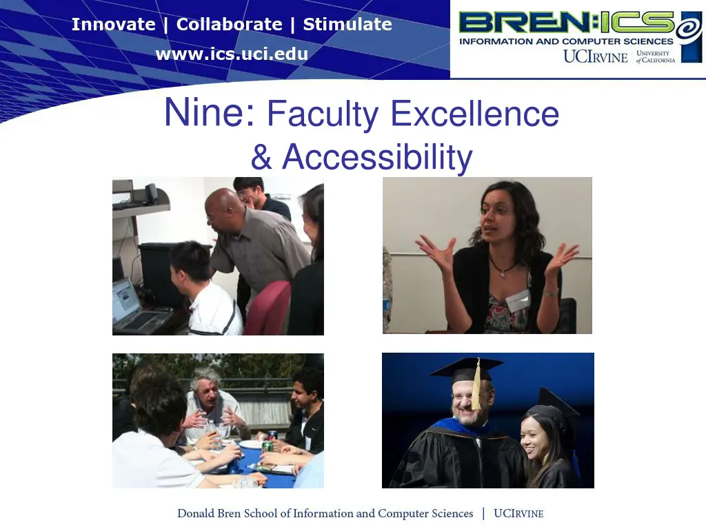 nine faculty excellence accessibility