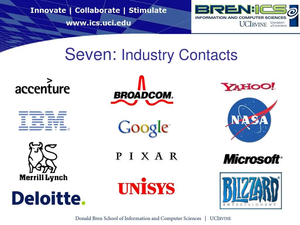 seven industry contacts