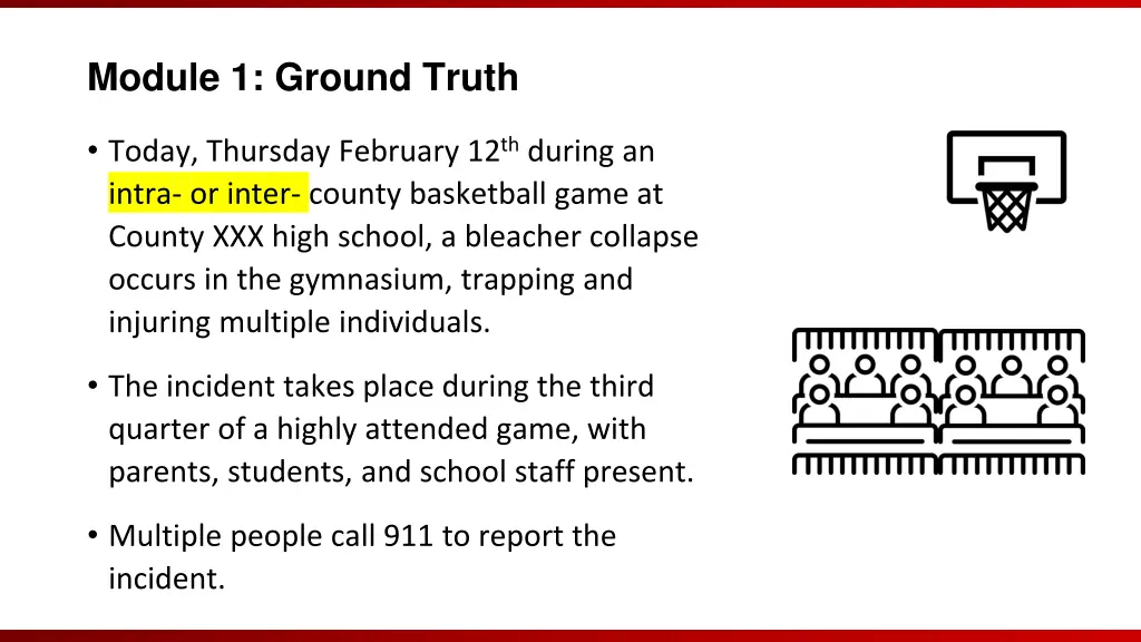 module 1 ground truth