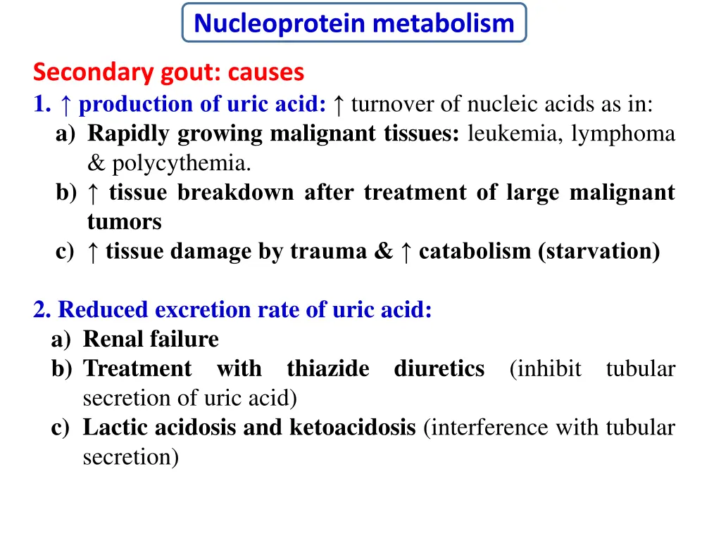 nucleoprotein metabolism 10